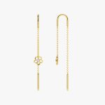 Beebeecraft Gold Plated Threader Earrings