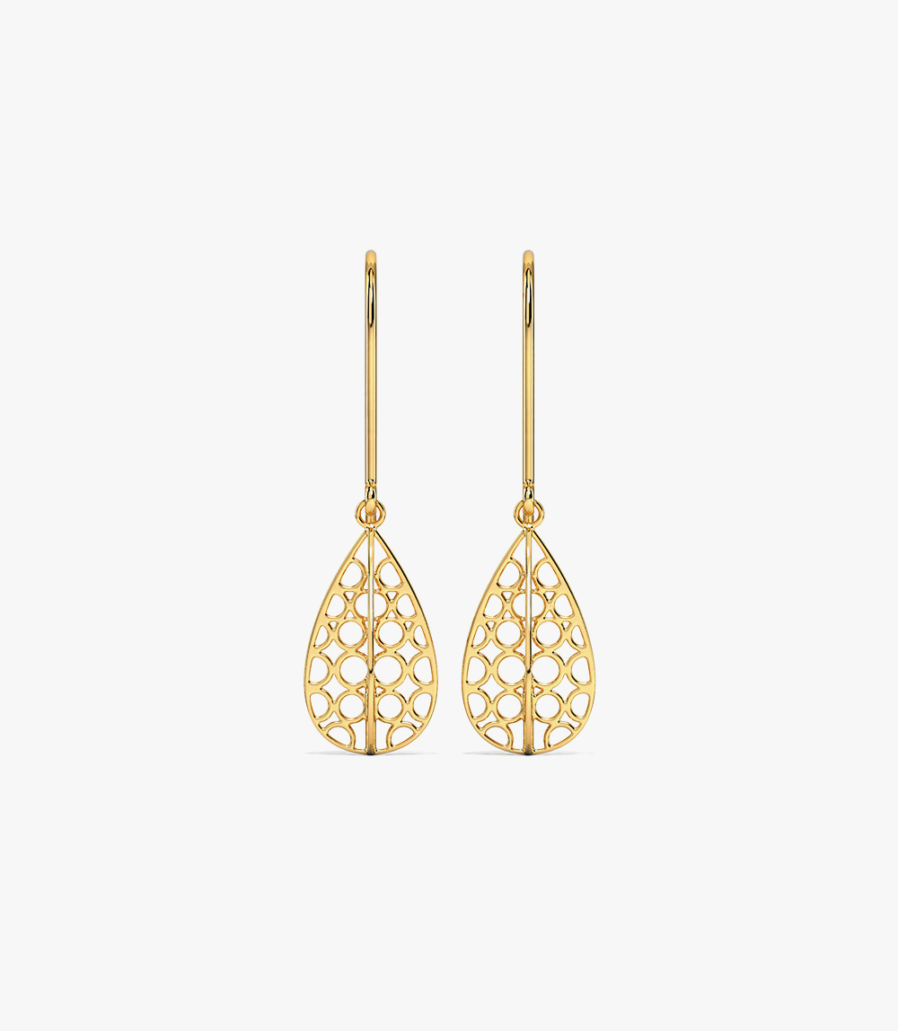 Kisna Hallmarked Gold Earring for Women