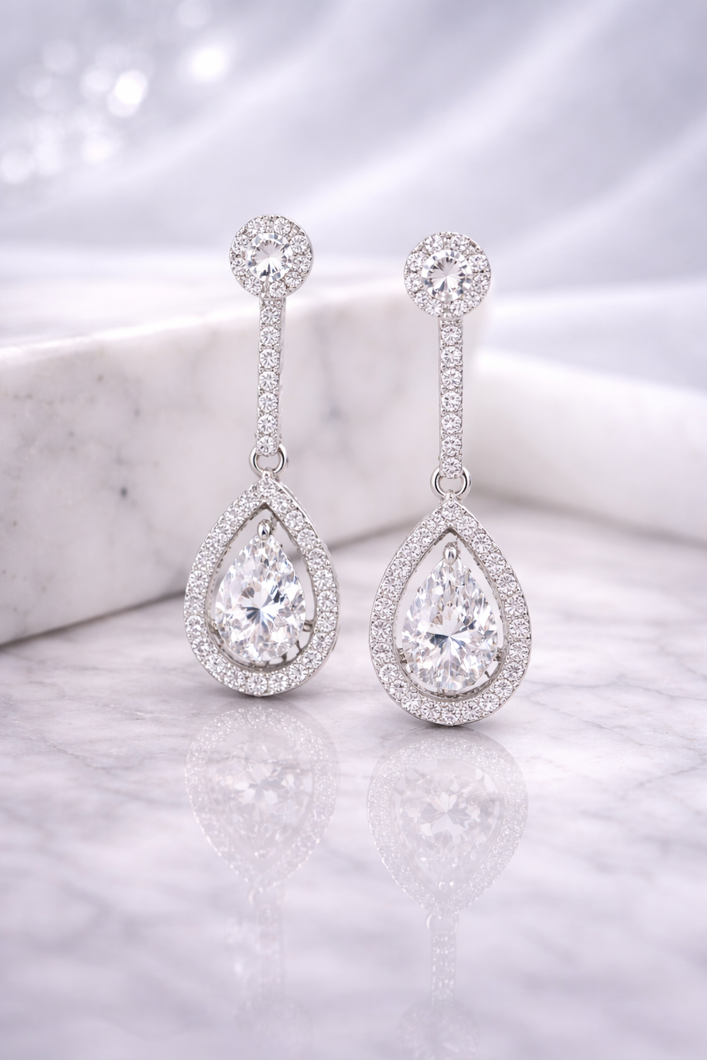 BlushCarat Diamond Earrings