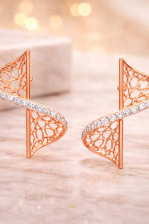 Elegant Rose Gold Earrings