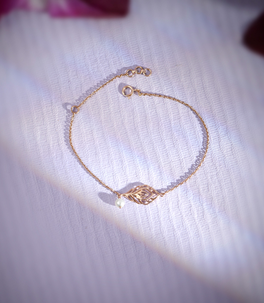 Bracelets Hollow Leaf Chain Bracelet - Image 3